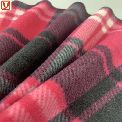 2020 Hot Sale  print  Double-Sided  Super Soft  polar Fleece Fabric For Blanket